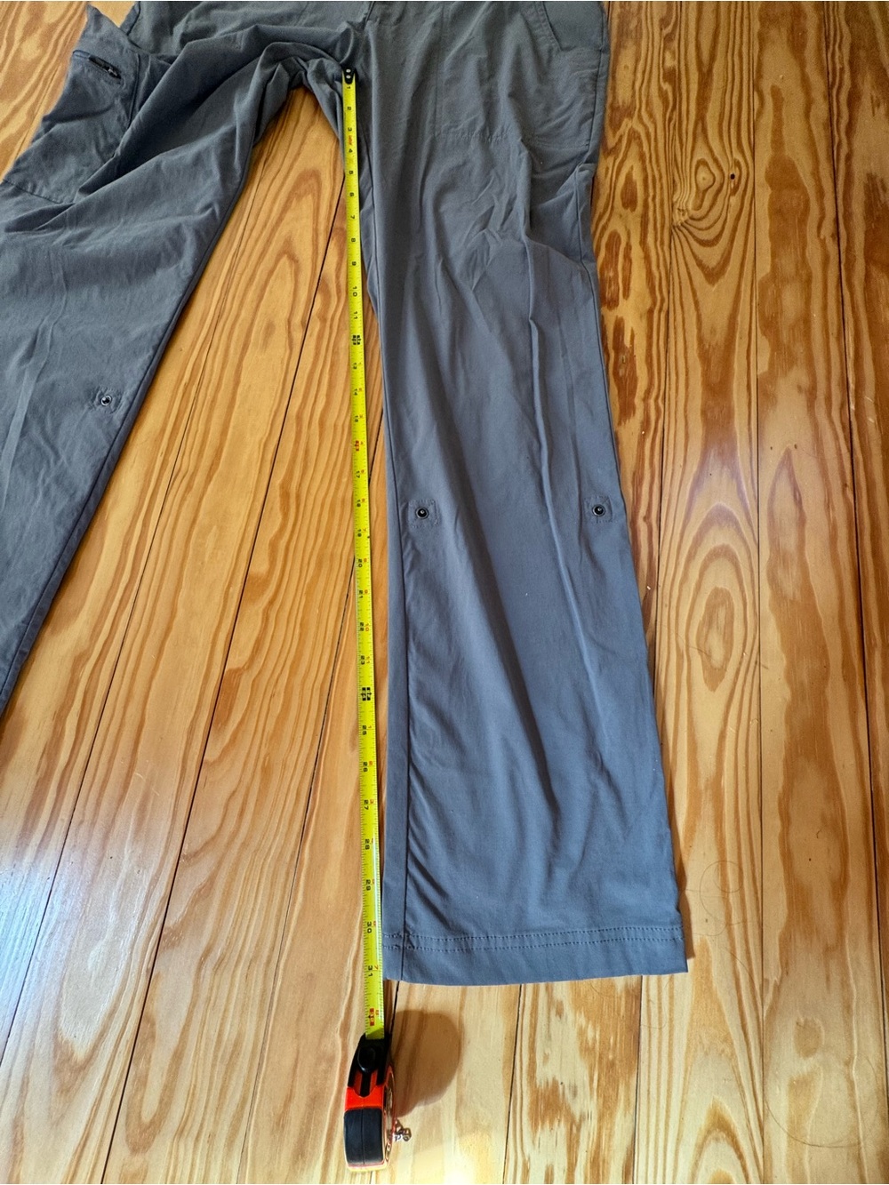 Columbia Gray Straight-Leg Women's Outdoor Pants - Picture 5 of 7